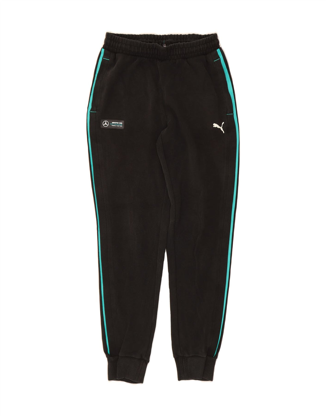 PUMA Mens Tracksuit Trousers Joggers Small Black Cotton Vintage Puma and Second-Hand Puma from Messina Hembry 