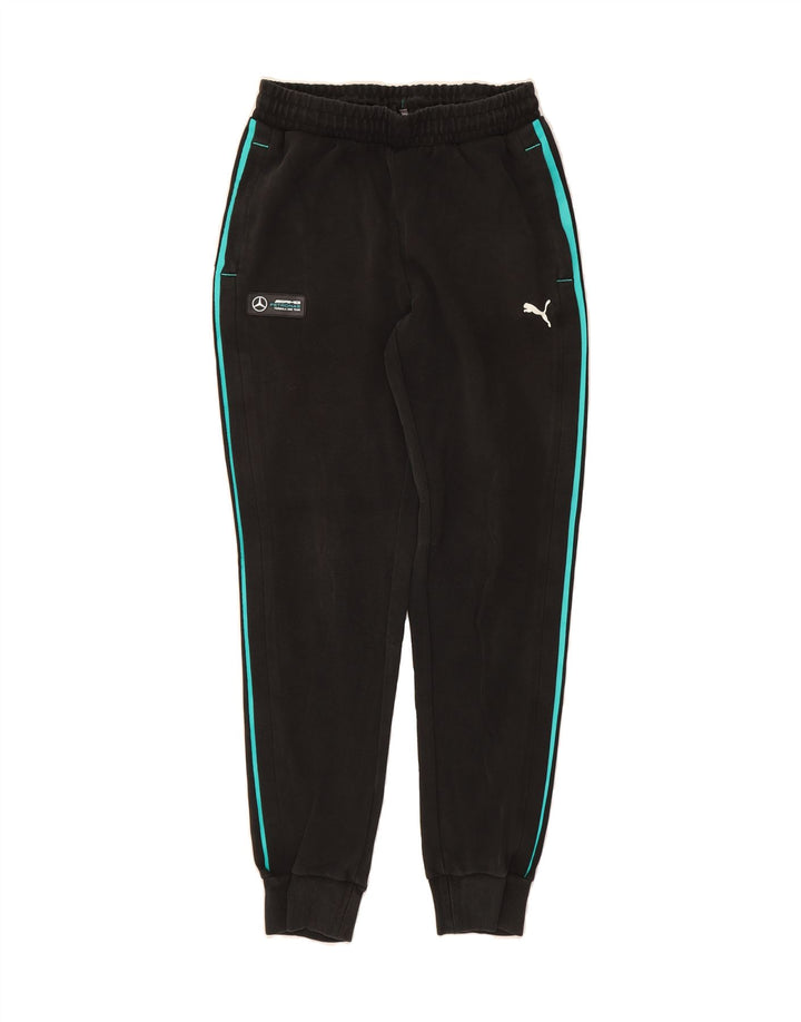 PUMA Mens Tracksuit Trousers Joggers Small Black Cotton Vintage Puma and Second-Hand Puma from Messina Hembry 
