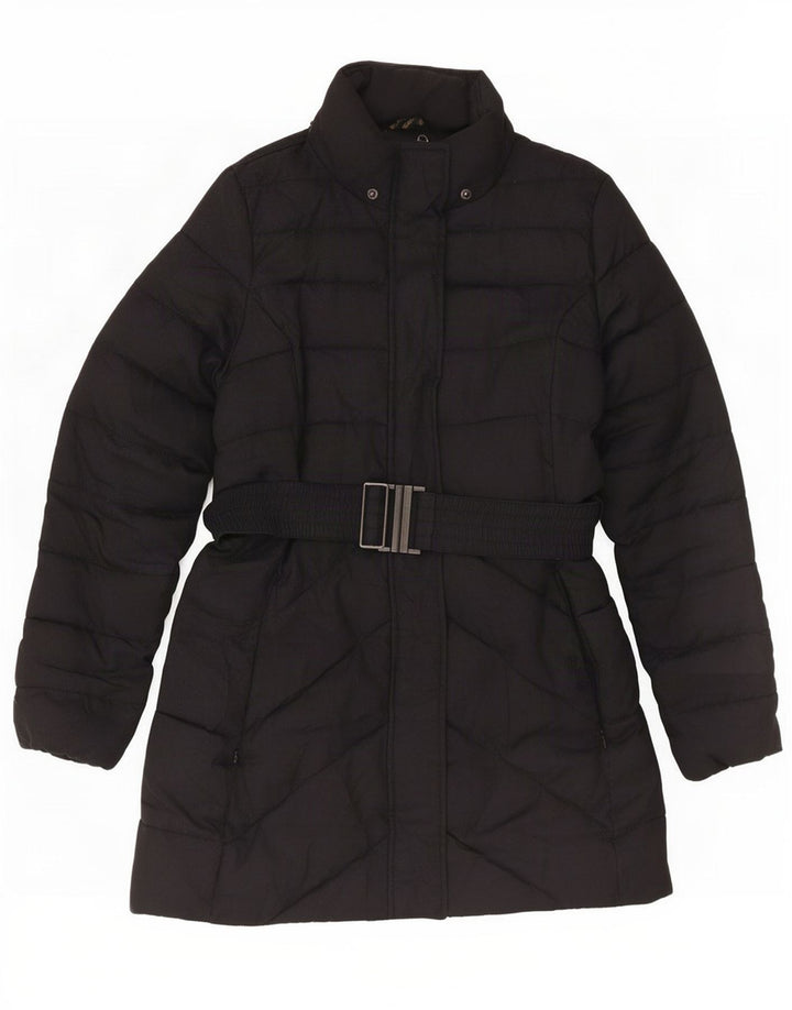 Barbour Womens Polstret Frakke UK 14 Stor sort sildeben