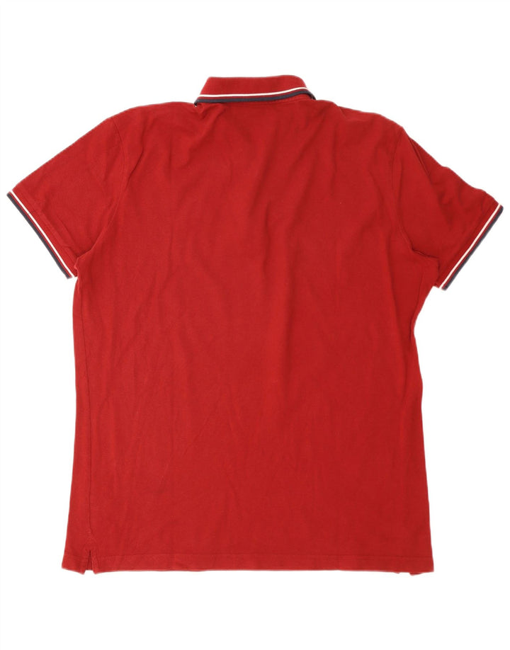 DIADORA Mens Polo Shirt 2XL Maroon Cotton