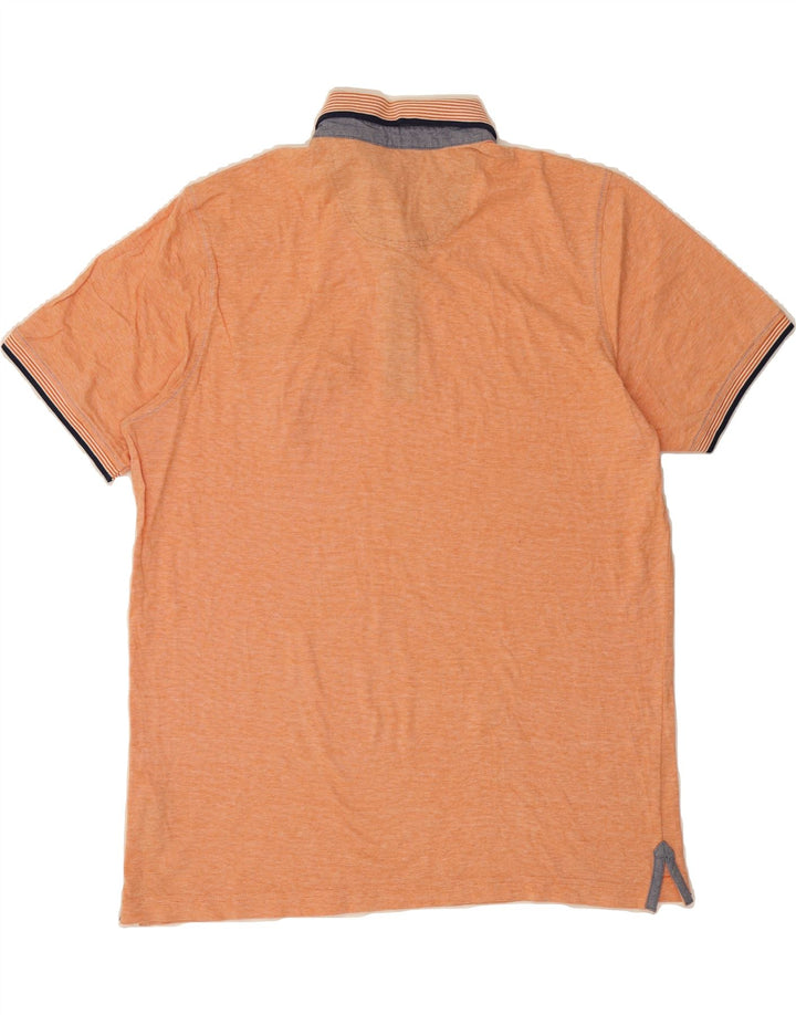 PIERRE CARDIN Mens Polo Shirt Large Orange Cotton Vintage Pierre Cardin and Second-Hand Pierre Cardin from Messina Hembry 