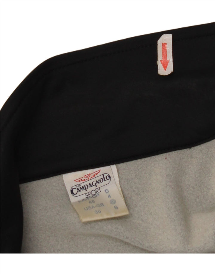 F.LLI Campagnolo Herren-Trainingsanzug-Top-Jacke, UK 36, S, Schwarz, Farbblock