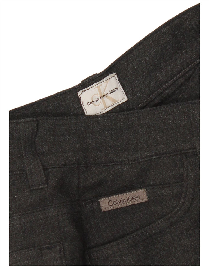 Calvin Klein Dame Bootcut Casual Bukser W28 L31 Grå
