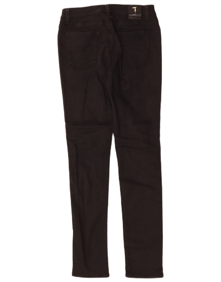TRUSSARDI Womens Slim Jeans IT 43 Medium W29 L32 Black Cotton