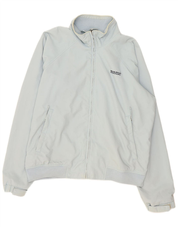 Woolrich Herre Bomber Jacket UK 42 XL Blå Nylon