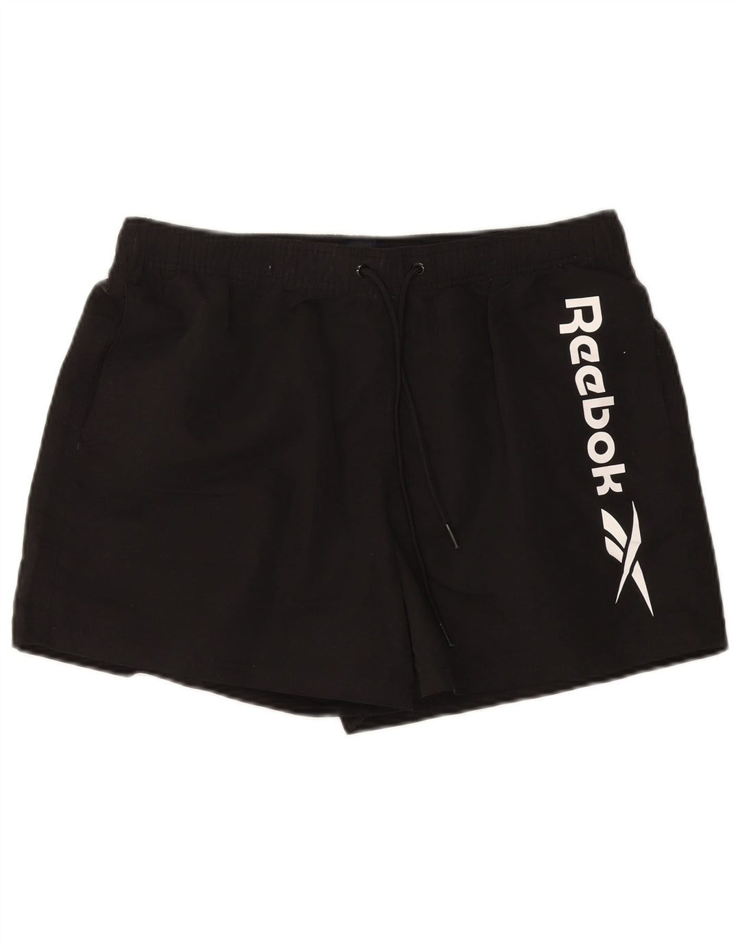 Reebok Mens Graphic Sport Shorts Large Black Polyester