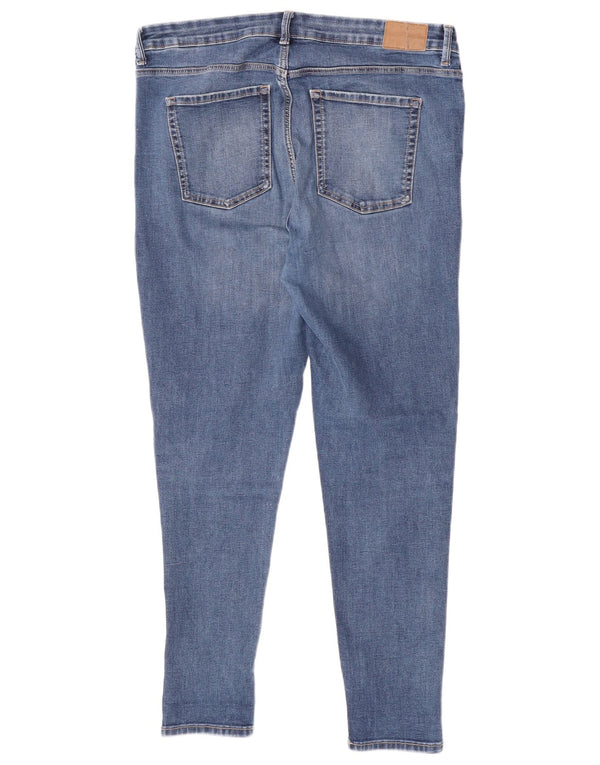 Marks & Spencer Dame Ivy Regular Fit Skinny Jeans UK 18 XL W36 L27 Blå
