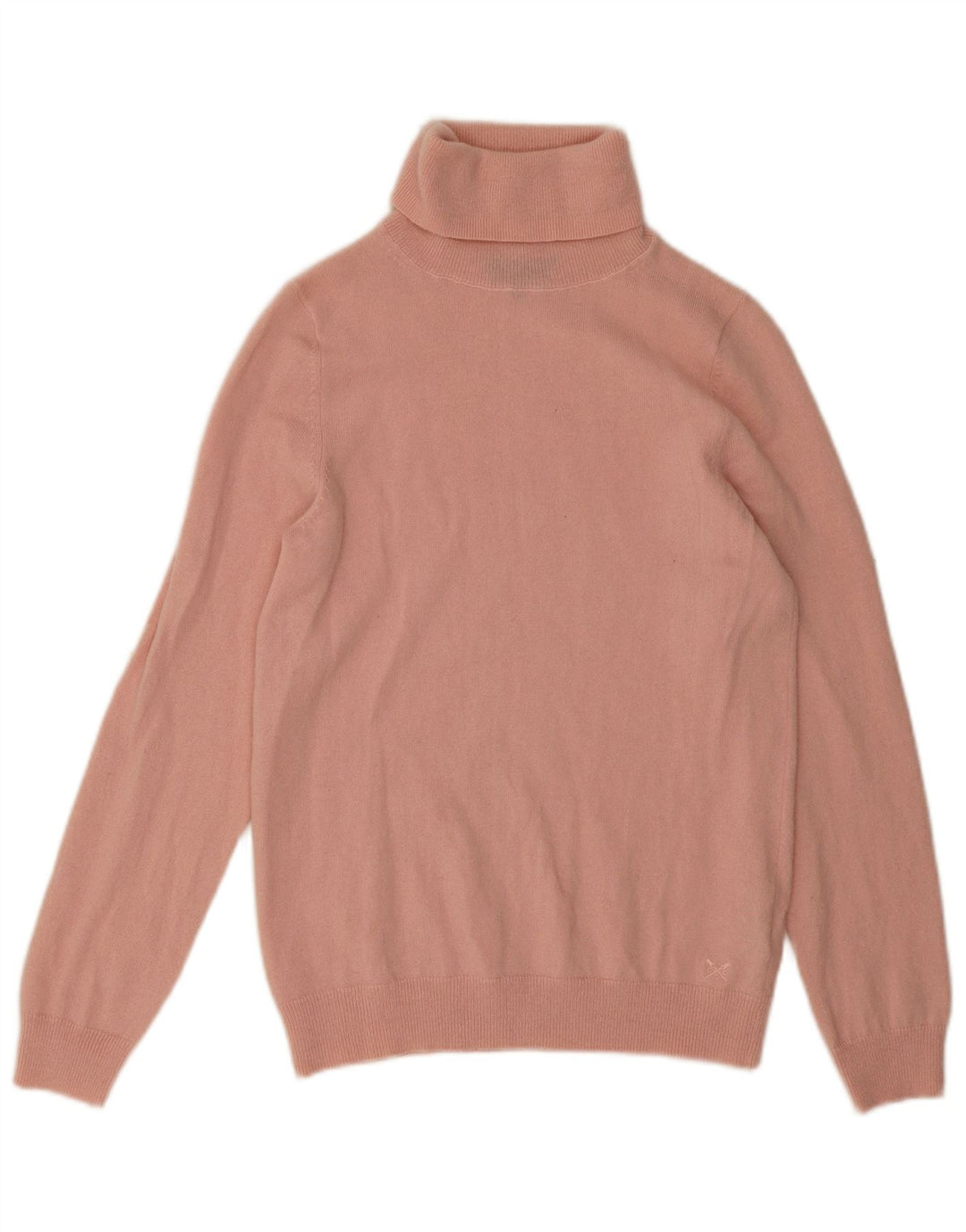 Crew Clothing Womens Roll Neck Jumper Sweater UK 12 Medium Pink