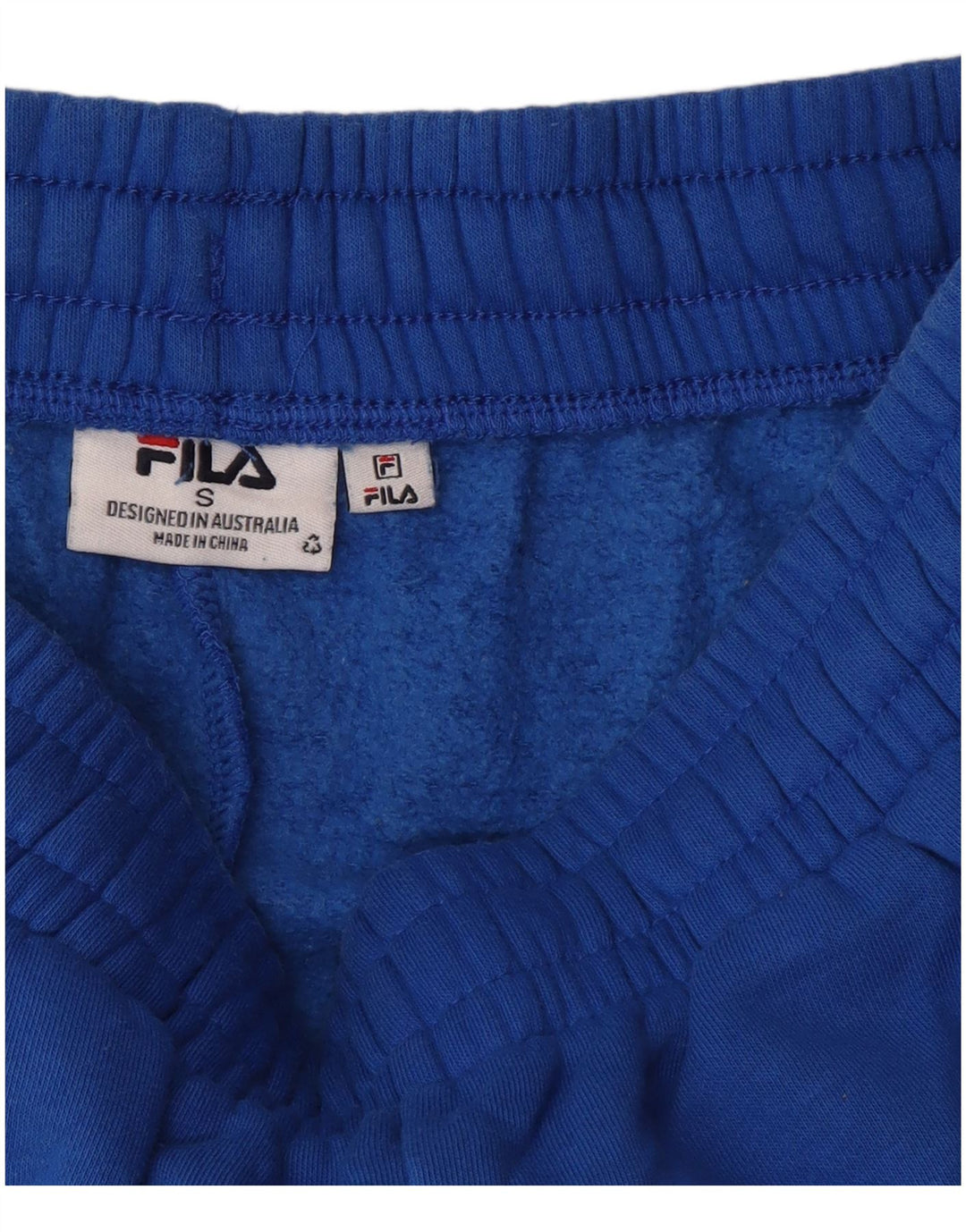 Fila Mens Tracksuit Trousers Joggers Small  Blue Cotton