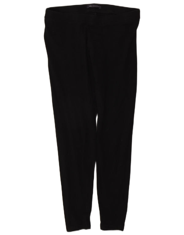 Marks & Spencer Dame Leggings UK 14 Large W32 L27 Sort Bomuld