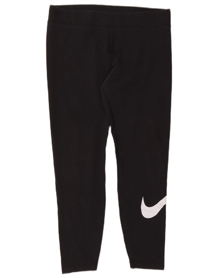 Nike Womens Graphic Leggings UK 6 XS  Black