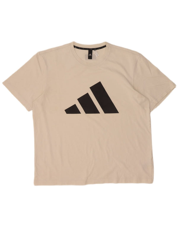 Camiseta Adidas Masculina Graphic Top XL Algodão Branco