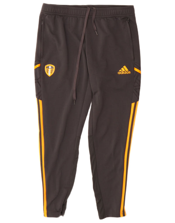 Adidas Herre Leeds United FC Træningsdragt Bukser Large Grå Polyester