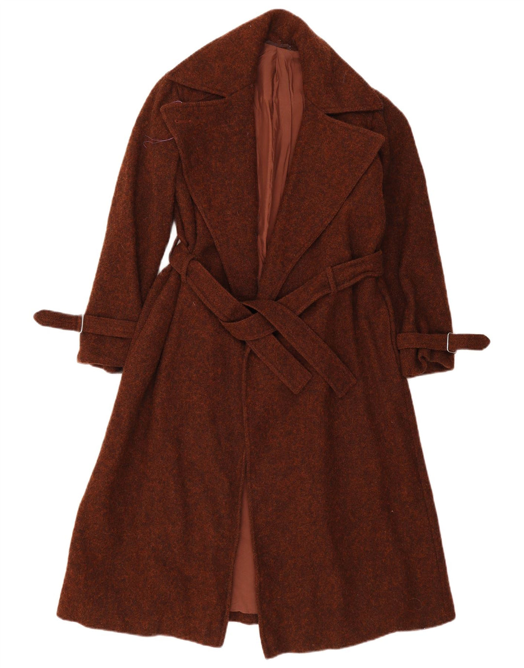 pardessus femme vintage UK 8 Petit Brun