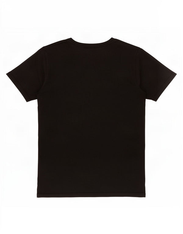 Adidas Mens Graphic T-Shirt Top Medium Black Cotton