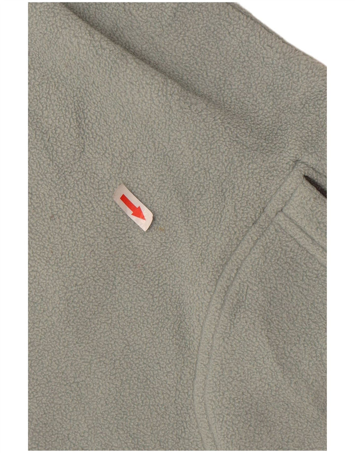 LOTTO Mens Zip Neck Fleece Jumper XL Blue Polyester