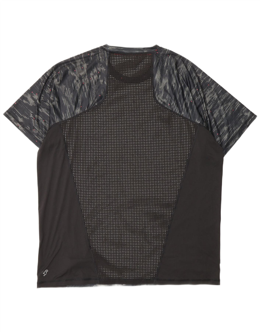Nike Mens T-Shirt Top 2XL Black Camouflage Polyester