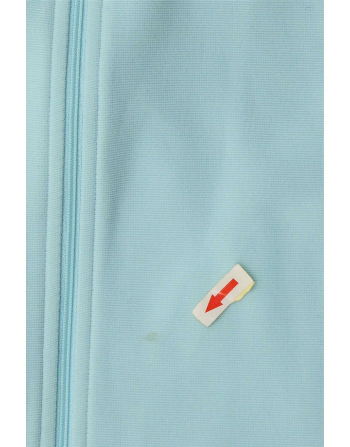 Kappa Womens Tracksuit Top Jacket UK 14 Medium Blue Colourblock Polyester