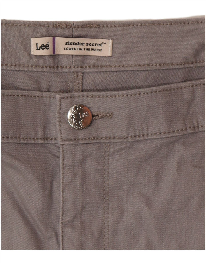 LEE Womens Slender Secret Casual Shorts W40 2XL Grey