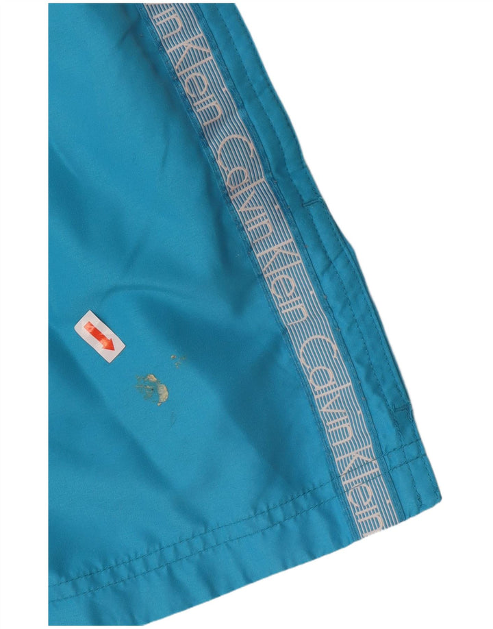 Pantaloni scurți de înot CALVIN KLEIN pentru bărbați, mari, albastru, poliester