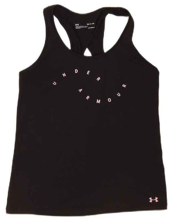 Under Armour Dame Loose Fit Grafisk Vest Top Medium Black Sports