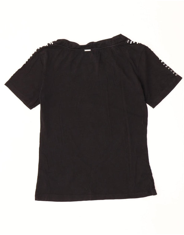 T-shirt da donna Liu Jo Top UK 10 piccola in cotone nero