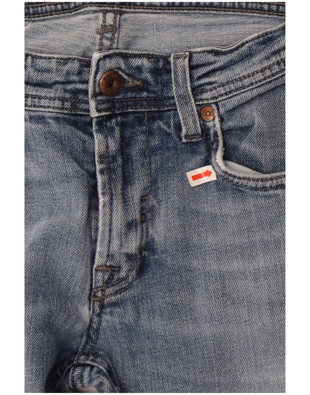 Roy Rogers Mens Slim Jeans W29 L32 Blue Cotton