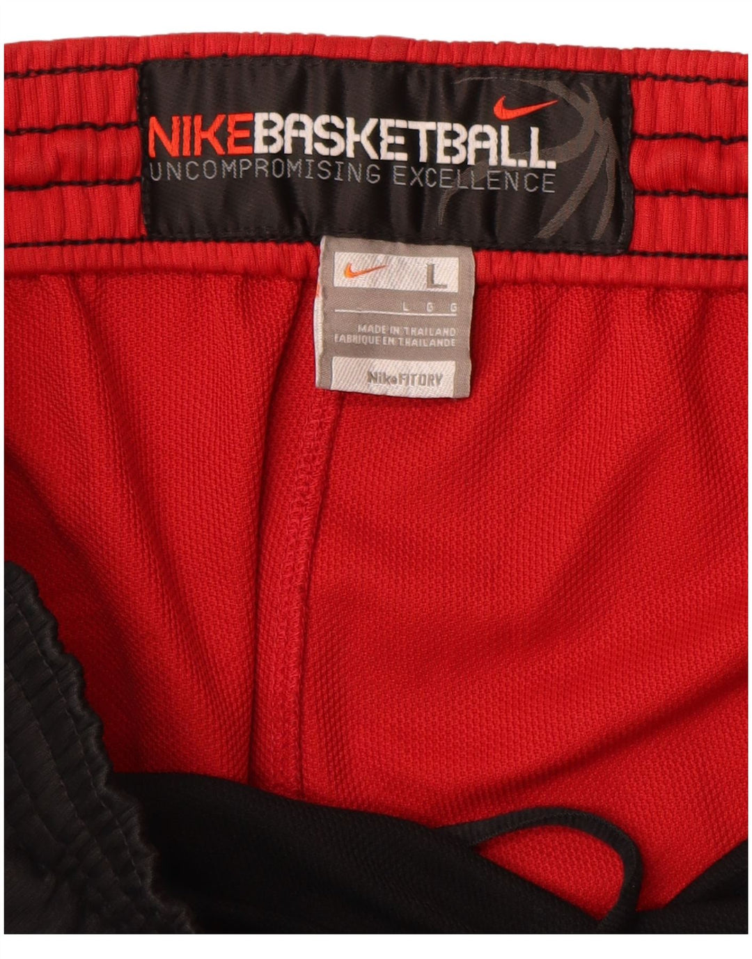 Nike grafiske sportsshorts til mænd, store sorte Colourblock Polyester