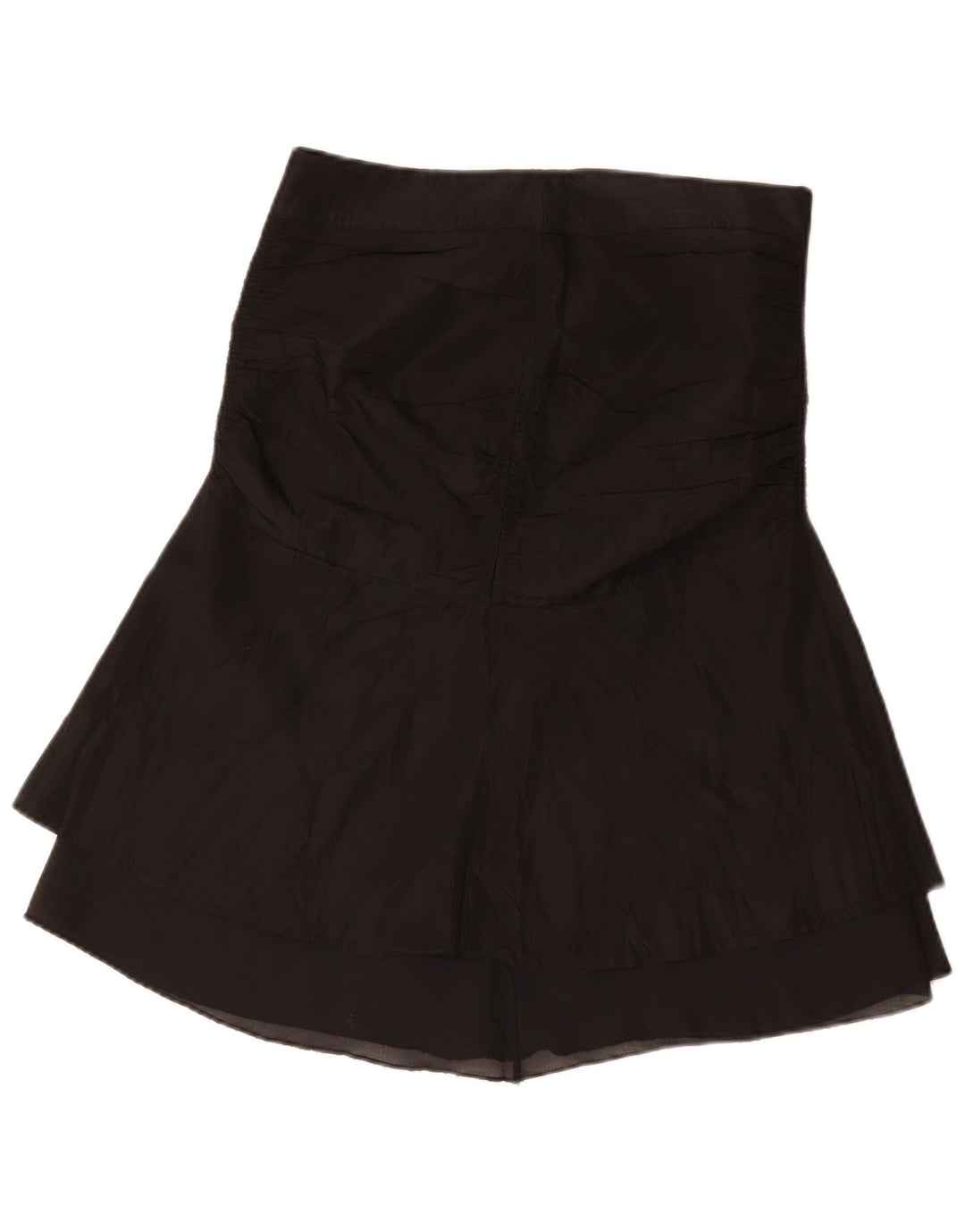 Gonna a tulipano vintage da donna media W30 acetato nero