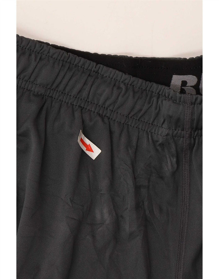 Russell Athletic Mens Sport Shorts Medium Grey Colourblock Polyester