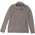 MOUNTAIN WAREHOUSE Womens Roll Neck Jumper Sweater UK 12 Medium  Grey Vintage Mountain Warehouse and Second-Hand Mountain Warehouse from Messina Hembry 