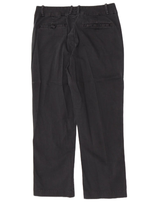 Lee Damen-Freizeithose mit hoher Taille, US 12, Größe L, W30, L26, schwarze Baumwolle