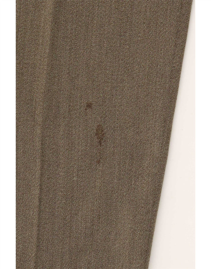 Marks & Spencer Pantalon de costume pour homme W32 L33 Kaki Laine vierge