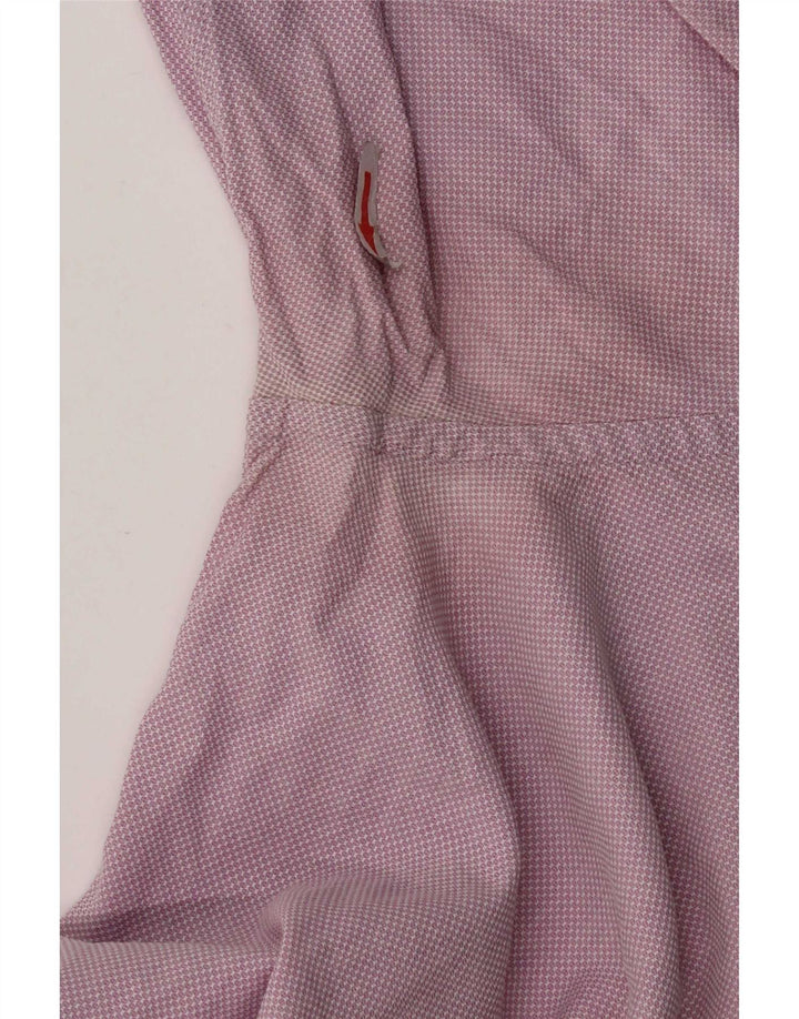 Hugo Boss Mens Regular Fit Shirt Size 41 16 Large Pink Spotted