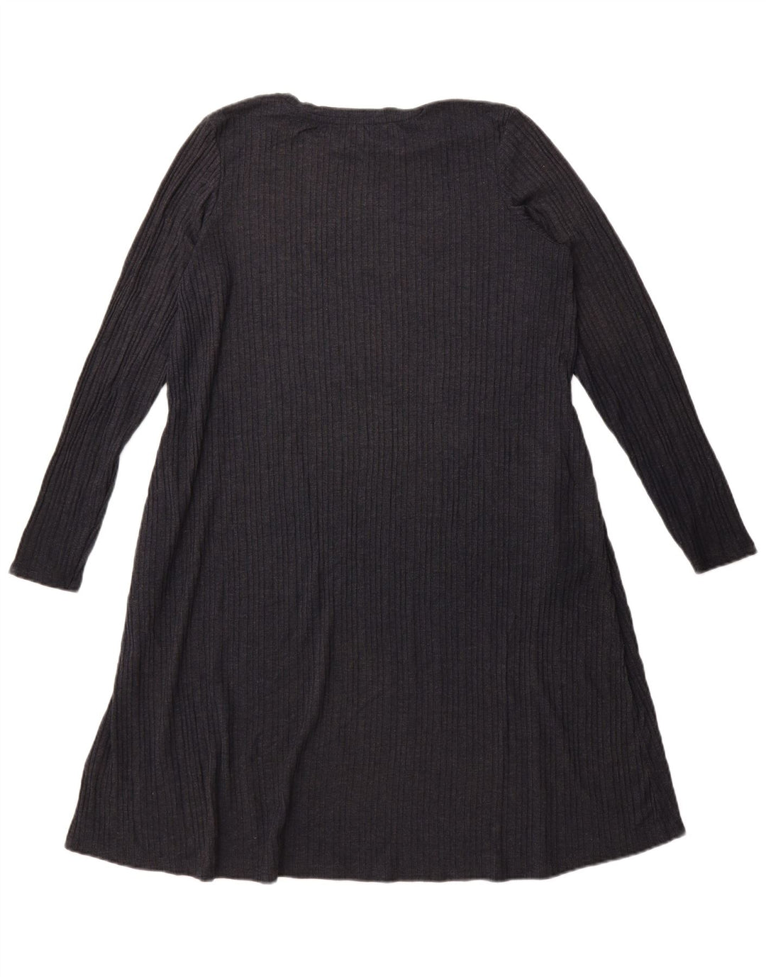 Marks & Spencer Womens A-Line Dress UK 16 Large Navy Blue Polyester