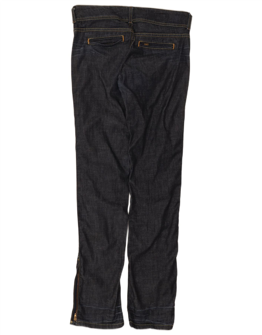 Lee Womens Brea Slim Jeans W29 L33 Navy Blue Cotton