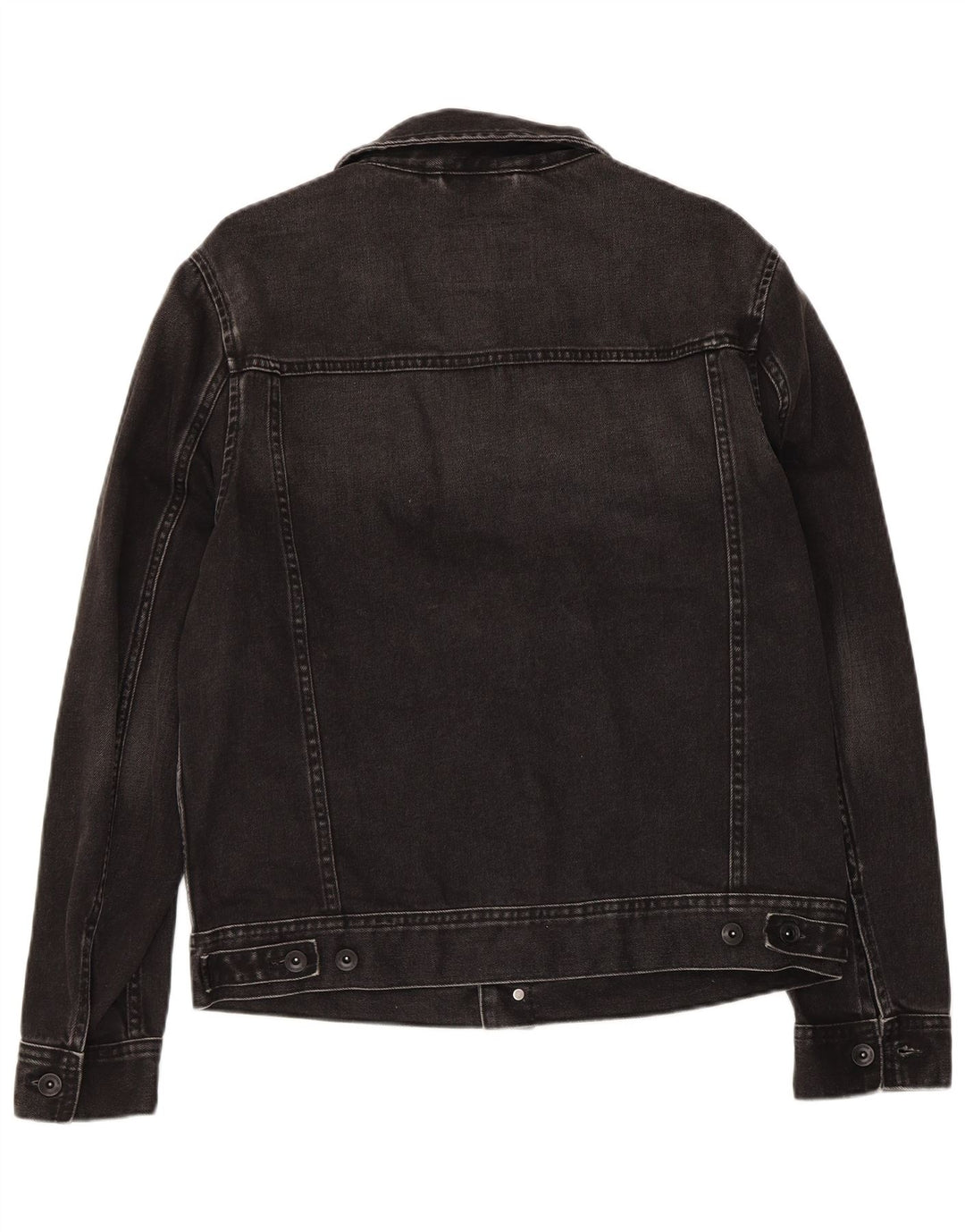 Ανδρικό τζιν μπουφάν Marks & Spencer UK 38 Medium Black Cotton