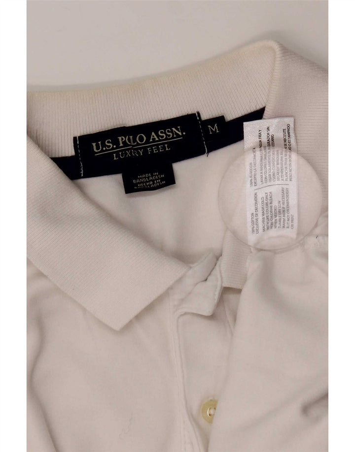 U.S. Polo Assn. Mens Shirt Medium White Cotton