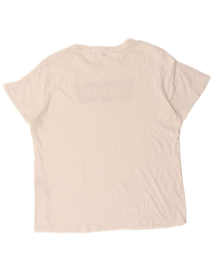 Levi's Mens Graphic T-Shirt Top XL White Cotton