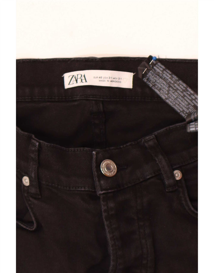 Мужские джинсы Zara Slim EU 40 Medium W31 L30, черный хлопок