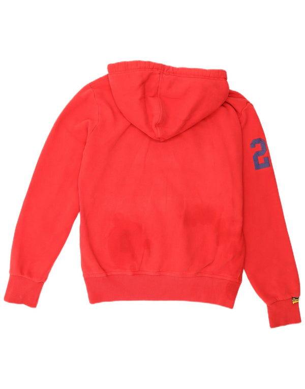 Velika crvena muška majica s kapuljačom Superdry