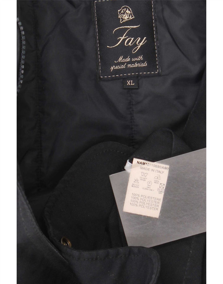 Мужская ветровка Fay UK 42 XL, темно-синий полиэстер