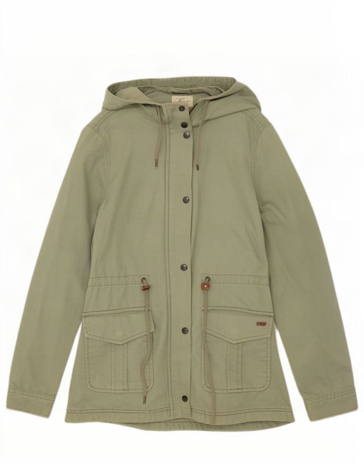 Levi's ženska pomoćna jakna s kapuljačom UK 10 Mali zeleni pamuk