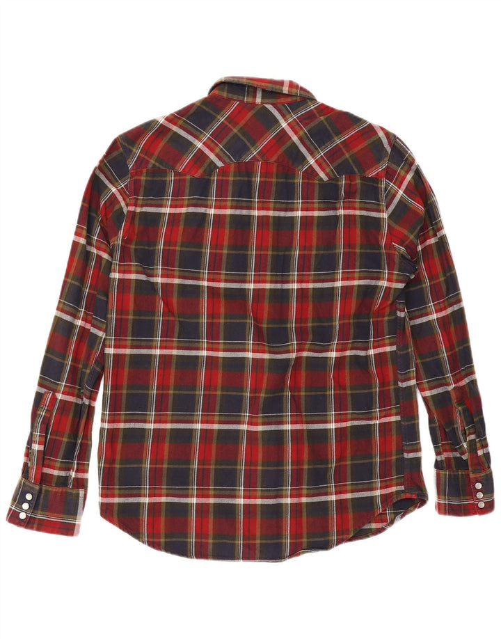 Levi's Mens Flannel Shirt Large Red Check