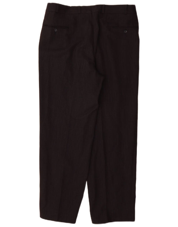 Daniel Hechter Herredragtbukser IT 52 XL W36 L31 Marineblå nålestribe