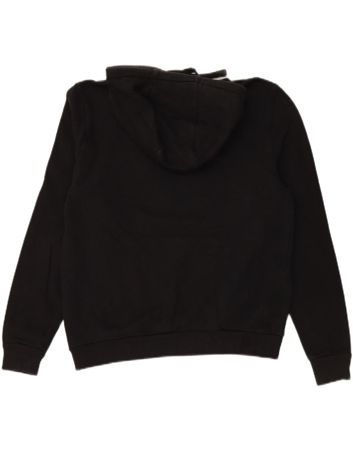 NORTH SAILS Mens Graphic Hoodie Jumper Small Black Cotton Vintage North Sails and Second-Hand North Sails from Messina Hembry 