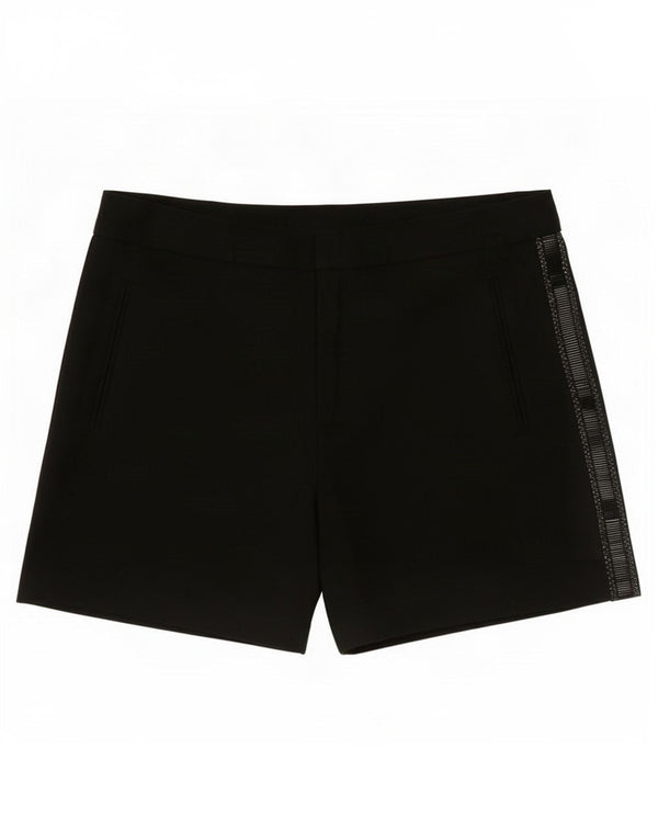 Zara Short décontracté taille haute pour femme Medium W28 Noir Polyester