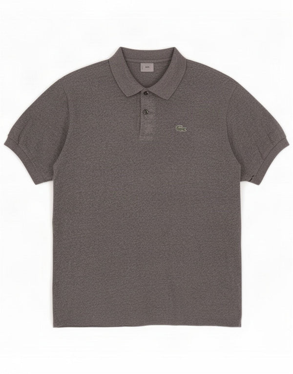 Tricou polo Lacoste pentru bărbați mărimea 5 mare bumbac gri