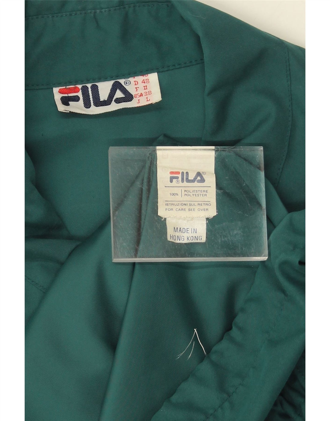 Fila Herren Loose Fit Utility Jacke IT 48 Mittelgrünes Polyester
