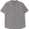O'Neill Herren Kurzarmhemd XL Blau gestreift
